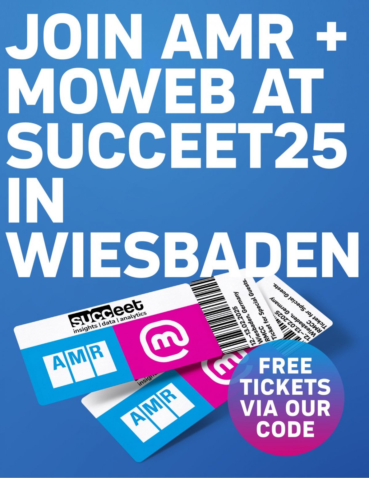 We invite you to Succeet23 – AMR + moweb